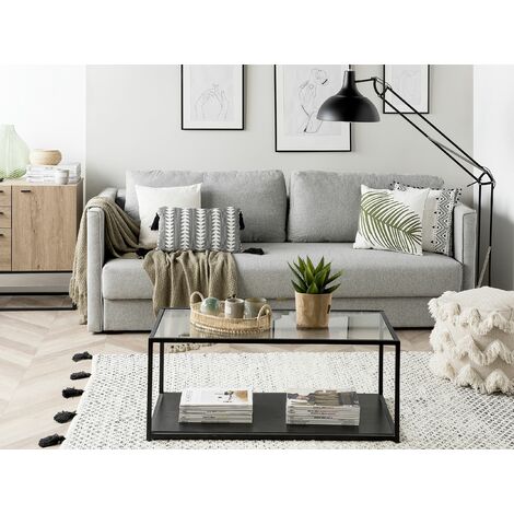 Fabric Sofa Bed Convertible Sleeper with Storage Removable Cushions Grey Eksjo