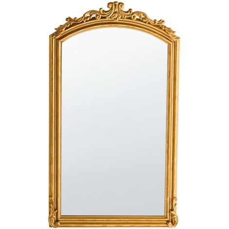 Wall Mirror GORGES 55 cm 96 cm Metal Gold (1/5)