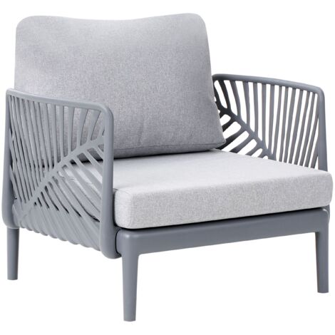 Garden Armchair SATURNIA Grey