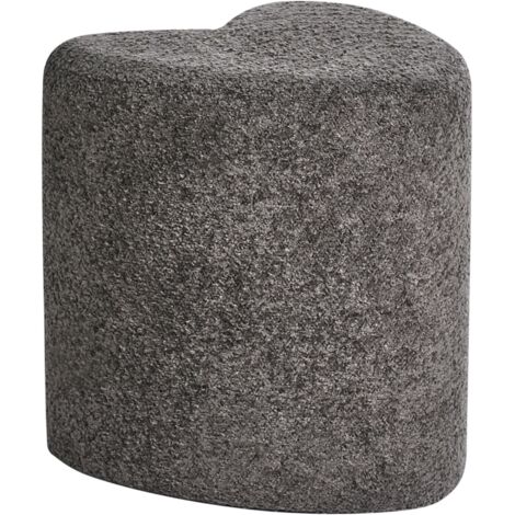 Pouffe SCOTIA Chenille Dark Grey (1/5)