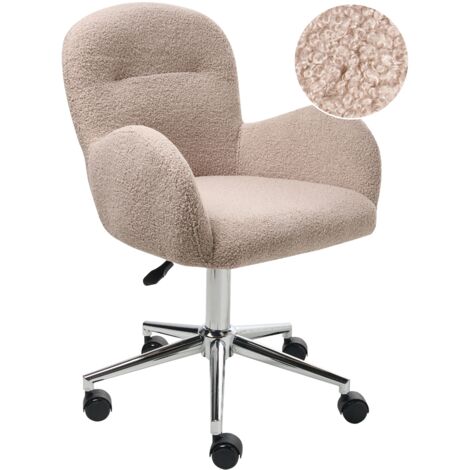 Desk Chair PRIDDY Boucle Beige (1/5)