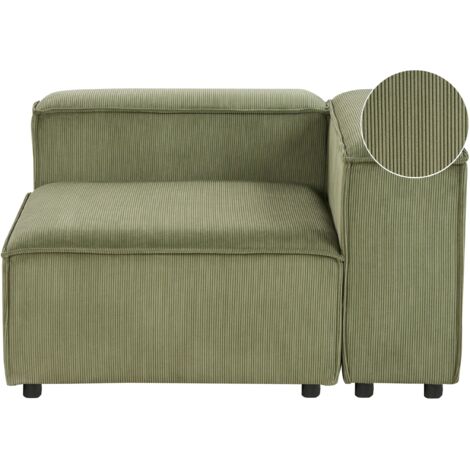 Corner Seat ARDAL Corduroy Green Left Hand (1/5)