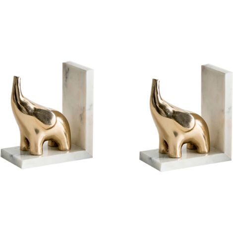 Set of Bookends KOTEZI Marble Gold (1/5)