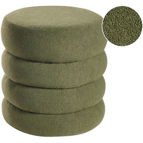 Pouffe SUMPTER Boucle Green (1/5)