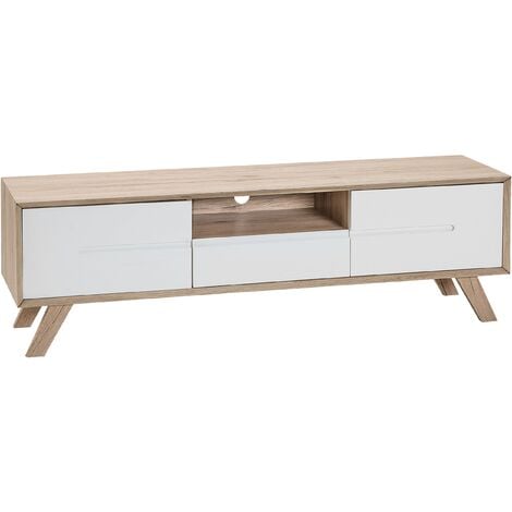 White vintage deals tv stand