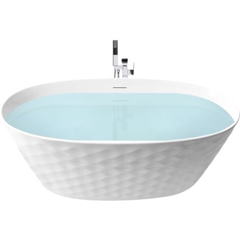 Freestanding Bathtub CHUBUT 1500 x 750 mm White (1/5)