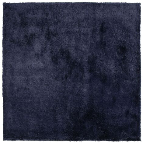 Shaggy Rug EVREN Dark Blue 200 x 200 cm