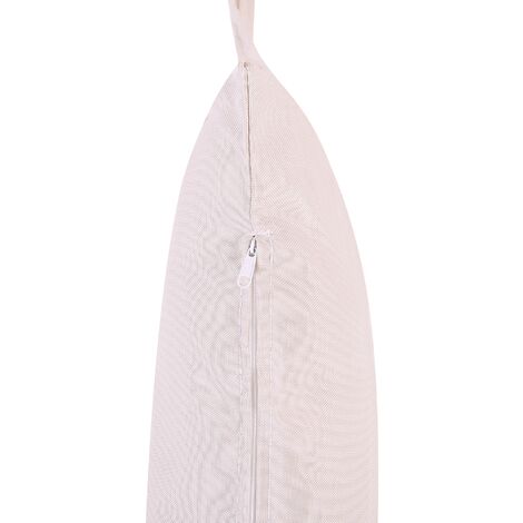 Boho Beige Hanging Chair without Stand Indoor-Outdoor Wicker Egg Shape Casoli