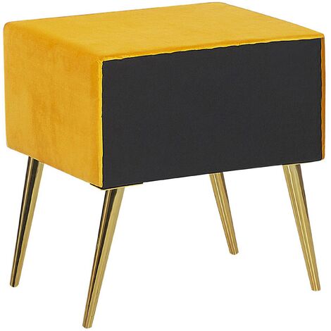 Yellow nightstand deals