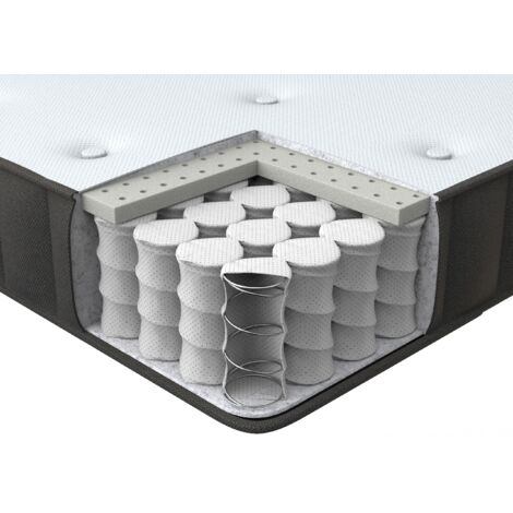 EU Double Size Pocket Sprung Mattress 4ft Medium Firm with Latex Dream