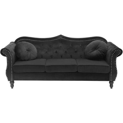 Black glam store sofa