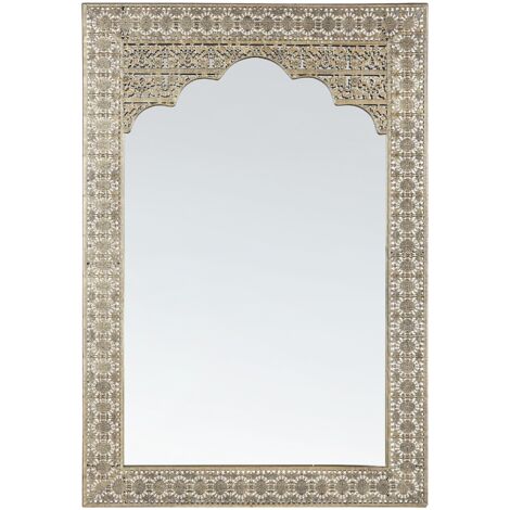 Wall Mirror PALI 60 cm 90 cm Metal Gold (1/5)