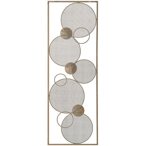 Modern Decorative Wall Art Deco Accent Piece Gold Tungsten