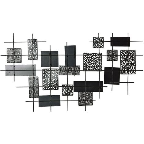 Modern Decorative Wall Art Deco Accent Piece Geometric Pattern Gold Astatine