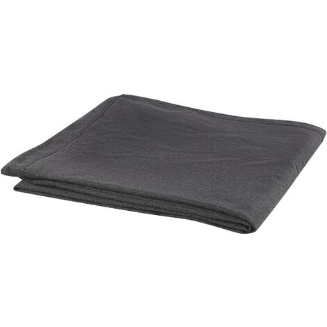 Sofa Slipcover Removable Polyester Cover for 3 Seater Black Gilja
