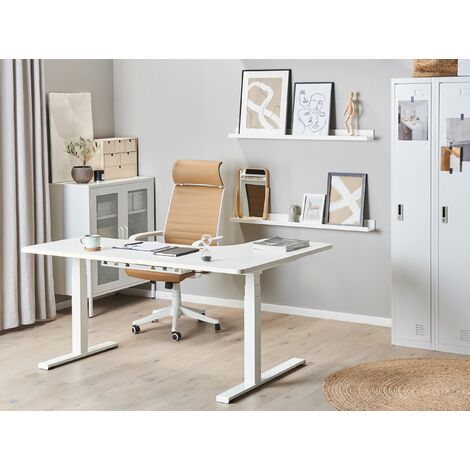 Electric adjustable online corner desk