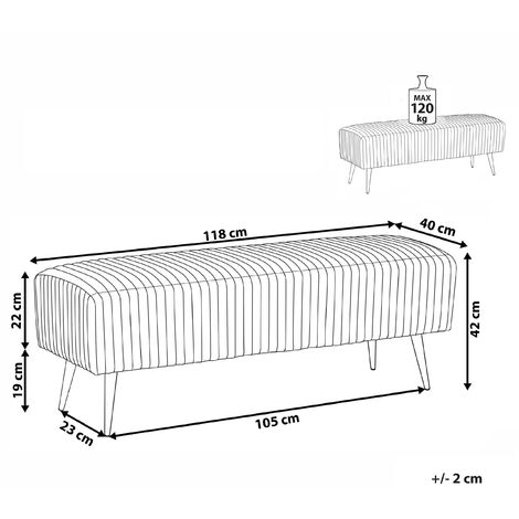 Glamour Velvet Bedroom Living Room Bench Gold Metal Legs Pink Paterson