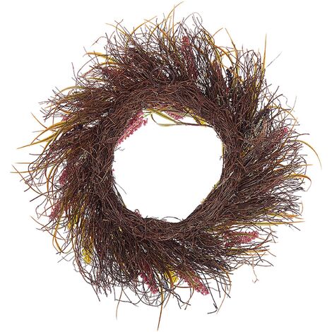 Decorative Artificial Flower Door Wreath ø 50 cm Handmade Multicolour Candelaria