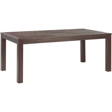 Dark brown deals outdoor dining table