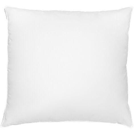 Traditional Cotton Bed Pillow Duck Down and Feathers 80 x 80 cm VIHREN (1/5)