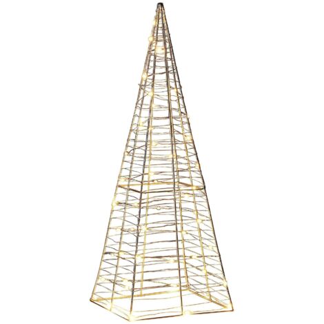 Outdoor Decoration LED PUKSALA Christmas Tree 60 cm Silver (1/5)