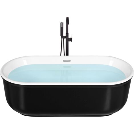 Freestanding Bathtub PINEL 1700 x 800 mm Black