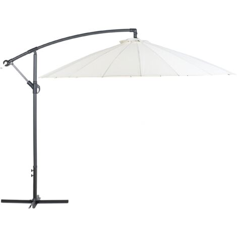 Cantilever Parasol 268 cm CALABRIA II Light Beige