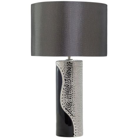 Table Lamp AIKEN Porcelain Black