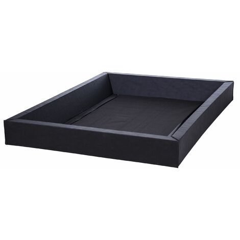 Super King 6ft Softside Waterbed Safety Liner Foam Black Bedroom SIMPLE