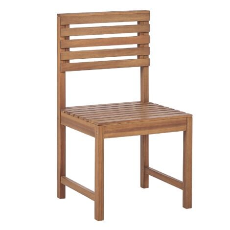 Modular Balcony Furniture 1-Seat Section Acacia Wood Chair Treia
