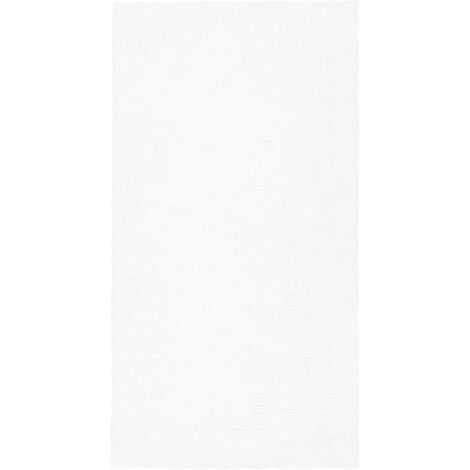 Shaggy Rug DEMRE White 80 x 150 cm (1/5)