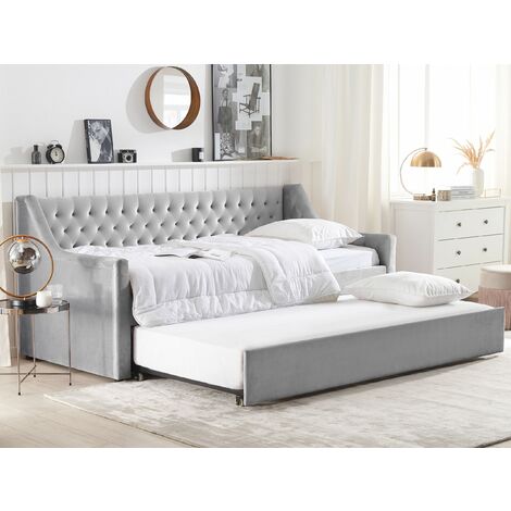 Double trundle deals bed frame