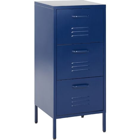 Navy blue outlet filing cabinet