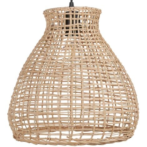 Pendant Lamp SAKENI Rattan Natural