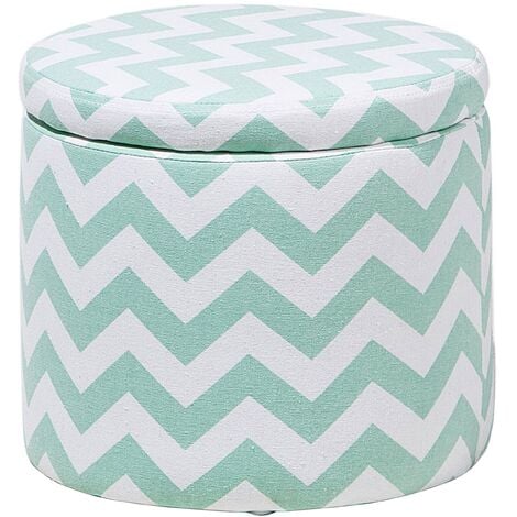 Mint green online pouffe