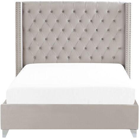 Jennie tufted clearance upholstered bed