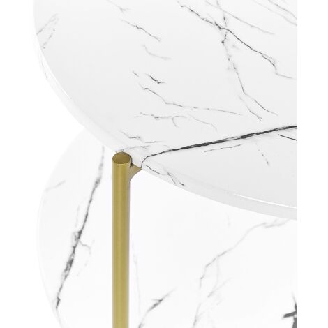 Side Table REVA White Marble