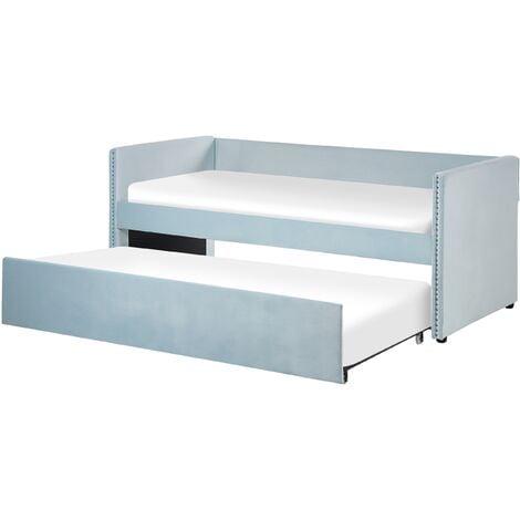 Blue twin store trundle bed