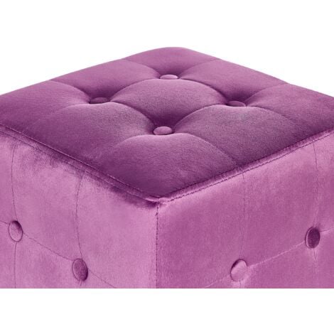 Purple deals pouf ottoman