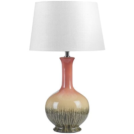 Coral colored on sale bedside lamps