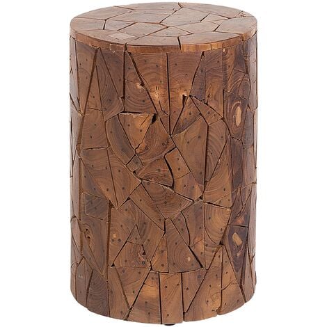 Wood accent store side table