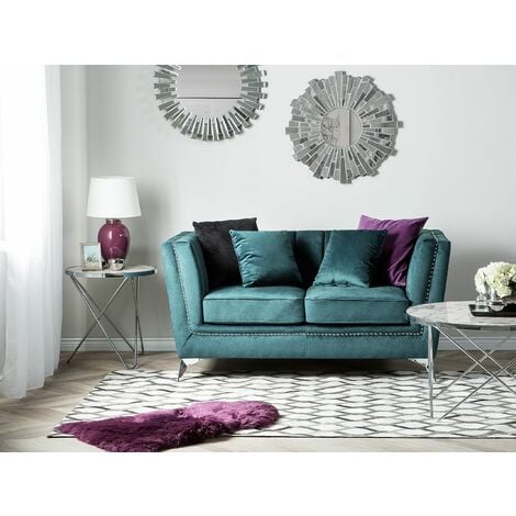 Velvet store nailhead sofa