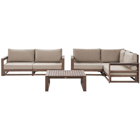 Modular deals wooden sofa