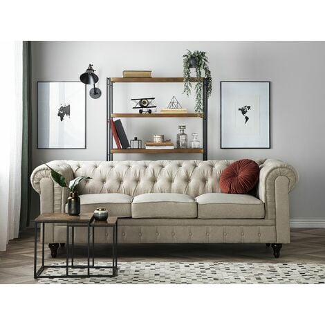 Chesterfield sofa online beige