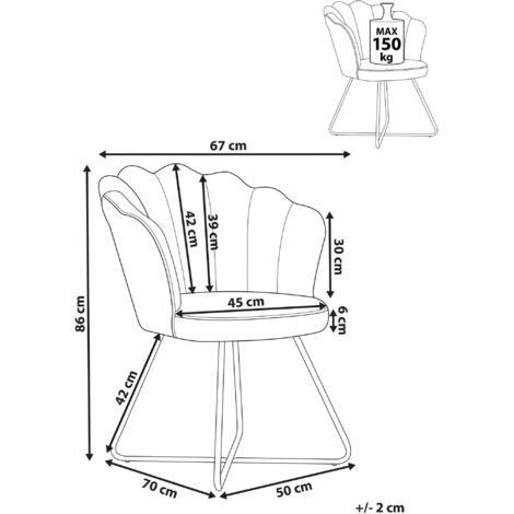 Armchair LOVELOCK Velvet Off-White