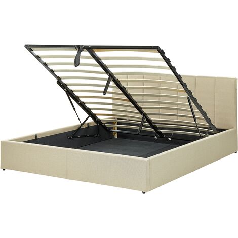 Full bed frame with deals lift up storage