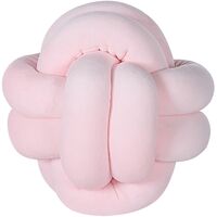 Modern Velvet Decorative Knot Cushion Pink 20 x 20 cm Malni - Pink