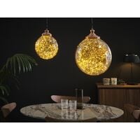 Modern Glam Globe Pendant Light Glass Ceiling Light Ball Copper Small Beni