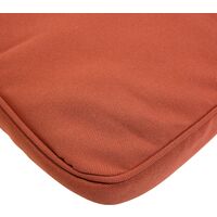 Outdoor Garden Chair Seat Pad Cushion Polyester Red Toscana/Java - Red