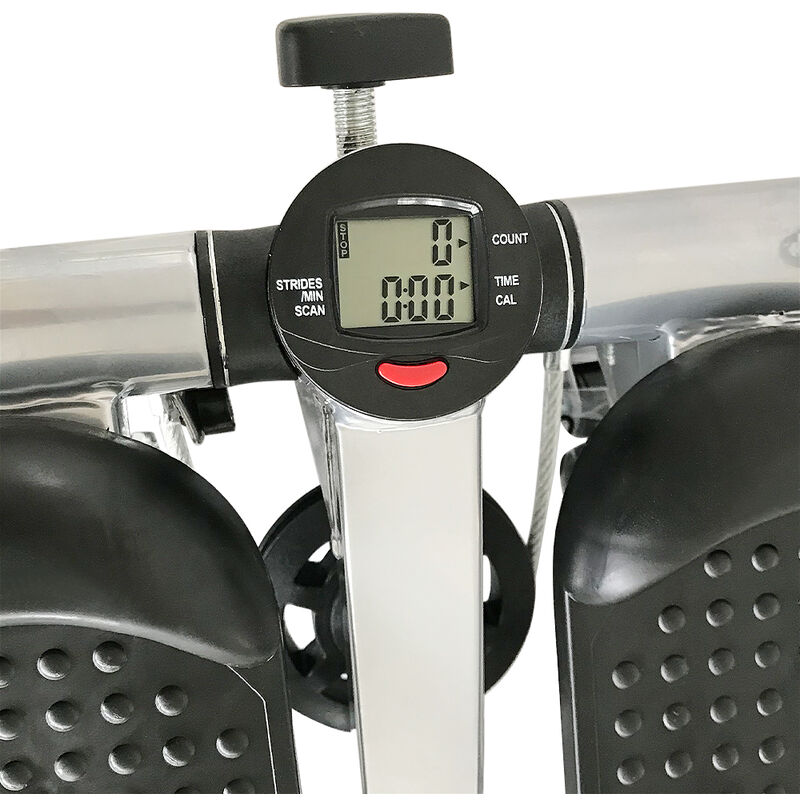 Mini Stepper Fitness D'appartement Portantes Hydraulique 150kg Affichage  Numérique Réglable Noir/Gris